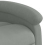  Massage Recliner Chair Light Gray Velvet, Metal, Plywood Medium A949-3205952