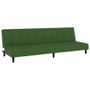  Sofa Bed Dark Green Velvet (100% polyester), wood, plastic Compact A949-375765