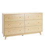 6 Drawer Dresser, Wooden Chest of Drawers with Sliding with Anti-tip Device, Modern Minimalist Dres E415-XDJYKCTJ2L6CDV7IS001V0