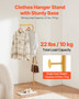 Coat Rack, Freestanding Coats Rack Stand with Quartz Stone Base & 3 Round Hooks, Free Standing Hall E415-YMJ7ZXJSSCP0YCM56001V0