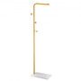 Coat Rack, Freestanding Coats Rack Stand with Quartz Stone Base & 3 Round Hooks, Free Standing Hall E415-YMJ7ZXJSSCP0YCM56001V0