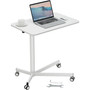 Mobile Standing Desk, 28.5"-44.2" Gas-Spring Height Adjustable Sit-Stand Desk, 360?° Swivel Wheels  E415-DCDGSJBGZ29XOCYRPV0