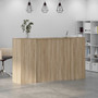 Reception Desk Sonoma Oak Engineered Wood Large Reception Desk A949-3324207