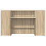 Reception Desk Sonoma Oak Engineered Wood Large Reception Desk A949-3324207