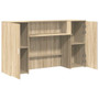 Reception Desk Sonoma Oak Engineered Wood Large Reception Desk A949-3324207