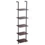 Ladder Shelf, 5-Tier Bookshelf 15.6x11.8in, Open Wall-Mounted Ladder Shelf with Metal Frame,Storage E415-JSGZWJFGHMBH9PIGIV0