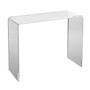 Acrylic Console Table, Clear Acrylic End Table, Transparent Acrylic Side Table 37.95x15x29.13 inch, E415-YKLXTXTMSDGUU9Y65V0
