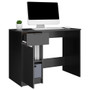 Desk Black Engineered wood 39.4x19.7x29.5 in Desk Rectangular A949-811494