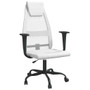 Office Chair White Mesh Fabric, Faux Leather, Metal, Plywood A949-353025