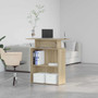 Reception Desk Sonoma oak Engineered wood 39.4 x 15.7 x 40.9 in A949-859053