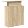 Reception Desk Sonoma oak Engineered wood 39.4 x 15.7 x 40.9 in A949-859053