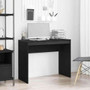 Desk Black Oak Engineered Wood 35.4x15.7x28.3 in Modern Desk A949-861984