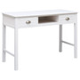 Desk White Solid Paulownia wood and Solid Poplar wood Medium Desk A949-284155