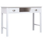 Desk White Solid Paulownia wood and Solid Poplar wood Medium Desk A949-284155