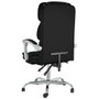 Reclining Office Chair Black Faux leather, metal, plywood, foam A949-349629