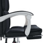 Reclining Office Chair Black Faux leather, metal, plywood, foam A949-349629
