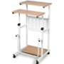 Multifunction Adjustable Height Mobile Stand-Up Computer Desk Work Station Q280-CWSU7950