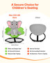 Kids Swivel Chair, 220 lbs Capacity, Cylinder Shape Sensory Spinning Chair, Autistic Kids Sensory T E415-ETZYLSGTKJS668NMK001V0