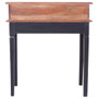 Writing Desk Natural and black Solid mahogany wood Medium A949-283910