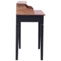 Writing Desk Natural and black Solid mahogany wood Medium A949-283910