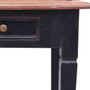 Writing Desk Natural and black Solid mahogany wood Medium A949-283910