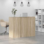 Reception Desk Sonoma Oak Engineered wood Large Reception Desk A949-3324189