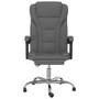 Reclining Office Chair Dark Gray 100% polyester, Metal, Plywood A949-349783