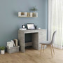 Desk Concrete Grey Engineered Wood Desk Rectangular Modern A949-801800