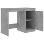 Desk Concrete Grey Engineered Wood Desk Rectangular Modern A949-801800