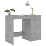 Desk Concrete Grey Engineered Wood Desk Rectangular Modern A949-801800