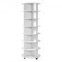 7 Tiers Rotating Shoe Rack Tower with Wheels, Movable 360?° Spinning Carousel Display, Lazy Susan O E415-XZXJEKDLK7CSAC5US001V0
