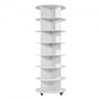 7 Tiers Rotating Shoe Rack Tower with Wheels, Movable 360?° Spinning Carousel Display, Lazy Susan O E415-XZXJEKDLK7CSAC5US001V0