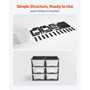 Plastic Storage Drawers, 2 Pack Storage Organizer Drawer, 6 Drawers Closet Organization and Storage E415-CWCT1YKLDD1GCPFV6001V0