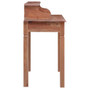 Writing Desk Warm Brown Solid Mahogany Wood Medium Writing Desk A949-283912