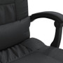 Reclining Office Chair Black Faux Leather A949-349790
