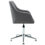 Office Chair Light Gray Polyester Height-Adjustable Office Chair A949-278505