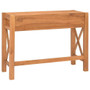 Desk Teak Wood Teak Wood, Plywood Medium Desk Rectangular A949-325264
