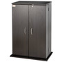 Media Storage Cabinet, DVD Cabinet with Doors and Shelves, CD Storage Holds up to 576 CDs, Adjustab E415-DVDCDCCJLDS1BWRMWV0