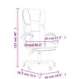 Reclining Office Chair Grey A949-349762