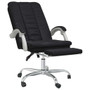 Reclining Office Chair Black Faux leather, Foam, Metal, Plywood A949-349717