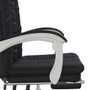 Reclining Office Chair Black Faux leather, Foam, Metal, Plywood A949-349717