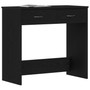 Desk Black Oak 31.50 x 15.75 x 29.53 in Engineered Wood A949-862480
