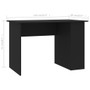 Desk Black Engineered Wood 43.3x23.6x28.7 in Desk Rectangular A949-800577