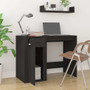 Desk Black Engineered Wood 39.4 x 19.3 x 29.5 in Desk A949-816785
