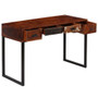 Desk Brown Solid Acacia Wood Standard Desk Rectangular A949-244847