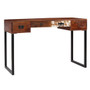 Desk Brown Solid Acacia Wood Standard Desk Rectangular A949-244847