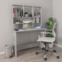 Desk Concrete Grey Engineered wood Compact Desk Rectangular A949-800391