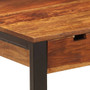  Desk Acacia wood brown, black Acacia wood and powder-coated steel A949-247963