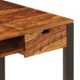  Desk Acacia wood brown, black Acacia wood and powder-coated steel A949-247963