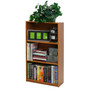Light Cherry Finish 3-Tier Storage Shelves Bookcase Q280-F3TSBLC363